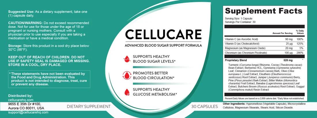 Cellucare Supplement: A Comprehensive Solution for Diabetes Management