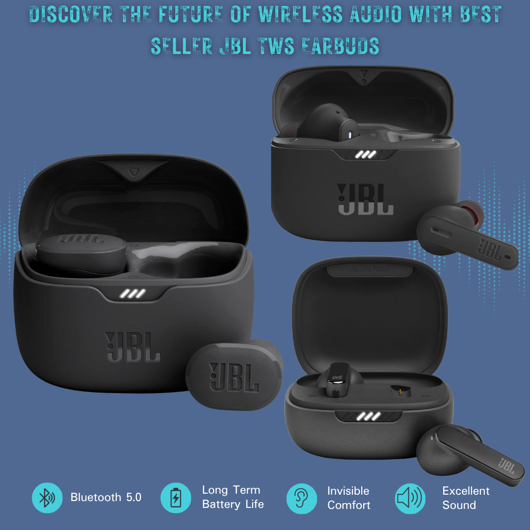 Discover the future of wireless audio with best seller JBL TWS Earbuds